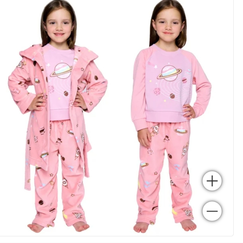 Pekkle Kids' 2-piece Pajama & Robe Set